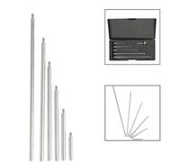 6pcs Digital Indicator Extensions Set, Stainless Steel Dial Gauge Extension Rods Measuring Tool Accessories for Precision Measurement and Workshop Gauge Extensi