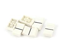 6pcs Digital Variable Resistors Video Mixer Fader Effects Slide Switch Cap White 8 Potentiometers x 2mm