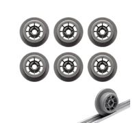 6PCS Dishwasher Lower Rack Wheel Replacement Parts, Wheel for Upper and Lower Basket, Dishwasher Basket Wheels, Cutlery Basket Rollers for Bosch Siemens Neff Beko, Dishwasher Accessories (1x1.4in)