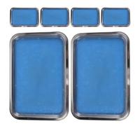 6pcs Dissection Tray Biology Stainless Steel Wax Lined A4 | 21 X 31cm Format, Resilient Smooth Wax Surface, Reliable Specimen Fixation, Suitable for Classroom Biology Laboratories