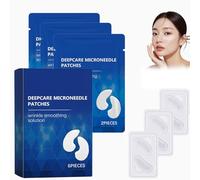 6PCS Dissolving Microneedle Eye Patches - Anti Wrinkle Patch - Cooling Pads - Micro Needle Patches with Hyaluronic Acid - Microneedle Patches for Dark Circles & Eye Bag