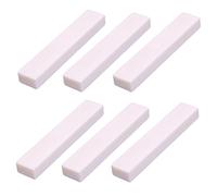 6PCS DIY Buffalo Bone Nut for LP Acoustic Folk Classic Guitar Mandolin Banjo Ukulele - 52x6x10mm
