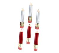 6pcs DIY Lip Gloss Tube Refillable Pencil Shape Lipstick Containers for Travel Durable and Lightweight Lip Balm Bottles
