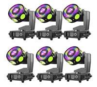 DJ Moving Head Light, 120W New RGBW LED Disco Lights with DMX512, 540°X - 320°Y - Z Rotation Strobe Effects, Stage Spotlight Lights for Parties Stage Club Event Bar DJ Disco