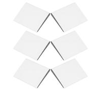 6pcs Door Corner Seal Self Adhesive Pu White Weather Stripping