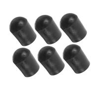 6pcs Double Bass Endpin Rubber Tip Stopper Black Accessory | Nonslip Rubber Design, Floor Protection, Cello and Double Bass Use, Accessories Included