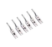 6Pcs Double Locking Guitar Bridge Saddles With Wrench Tremolo For Enhanced Tone Stability & Quick Setup Locked String Bridge Saddles