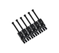 6Pcs Double Locking Systems Locked Saddles Electric Guitar Tremolo Bridge Saddles Electric Guitar Bridge Tailpiece Tremolo Set
