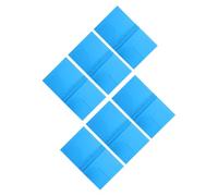 6pcs Double Pocket Project Folders Pp Foldable Document Organiser