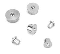 6PCS Dowel and Tenon Drill Center,4MM, 5MM, 6MM, 8MM, 10MM, 12MM Wood Dowel Center Point Pin,for marking exact drill location