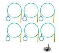 6PCS Drain Snake Unblocker, Drain Unblocker Tool, Clog Cleaner with Twist Handle Hair Remover Cleaner Brush and Sink Unblocker Brush for Sink Shower Bathtub and Sewer