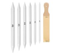 6Pcs Drawing Stumps,Blending Stumps and Tortillions Set, Art Blending Pencils Tools, Sandpaper Pencil Blender Stumps for Sketching Drawing Artists