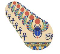 6Pcs Drink Coasters with Holder Leather Coaster for Drinks Egyptian Scarab Decorative Bar Beer Beverage Coaster Set Easy Clean Cup Mat Pad for Kinds of Glass Coffee Cup Mug
