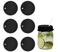 6Pcs Drink Covers Anti Spike,Fabric Anti Spike Drink Cup Glass Covers Spiking Prevention for Drinks Scrunchie Detector,Alcohol Safe Hiding Protection With Straws Holes for Girls Women Clubs Bars Party