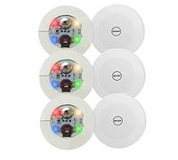 6Pcs Drink Lights,LED Bar Coasters, LED Sticker Lights, LED Bottle Lights Drink Holder Lights for Parties LED Bottle Lights to stick under the bottle with 8 light functions