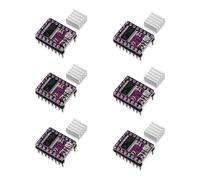 6Pcs DRV8825 Stepper Motor Driver Module for 3D Printer RepRap 4 RAMPS1.4 StepStick with Heat Sink