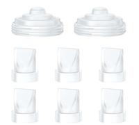 6Pcs Duckbill Valves and 2Pcs Diaphragm Compatible with Momcozy M5 Wearble Breast Pump, Breast Pump Replacement Accessories for M5 Momcozy, M5 Pump Replacement Accessories