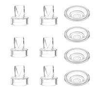 6pcs Duckbill Valves and 4pcs Silicone Diaphragm Compatible with Momcozy S12 Pro/S9 Pro Wearable Breast Pump Accessories,Mom Cozy Breast Pump Replacement Accessories