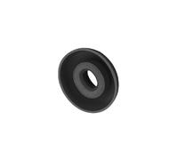6PCS Earbud Covers for OPPO Enco Air 2i/Air 3i/Air 3 Pro/Air 4 Pro/Free 3, Silicone Ear Caps Headphone In-ear Tips Replacement Headset Earphone Noise Isolation Earcups Cover S M L (Black)