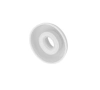 6PCS Earbud Covers for OPPO Enco Air 2i/Air 3i/Air 3 Pro/Air 4 Pro/Free 3, Silicone Ear Caps Headphone In-ear Tips Replacement Headset Earphone Noise Isolation Earcups Cover S M L (Milk White)