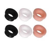 6pcs Earplugs Mute Style Pack, Quiet Ear Plugs Accessories for Extra 5 dB Noise Reduction Earplugs Quiet for Journey Home Office Library (3 Colors)