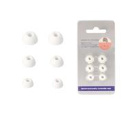 6PCS Eartips Earbuds Tips For ANKER Soundcore Liberty 5 Pro Silicone Earphone Cover Replacement Ear Buds Tips Eargels Earcap Kits, White