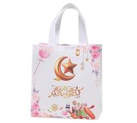6Pcs Eid Gift Bags With Handles Tote Present Packaging Bag Supplies For Indoor Outdoor Traveling Camping Eid Gift Bags