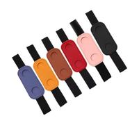 6pcs Elastic PU Leather Pen Holder for Journal and Planner Notebooks