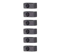 6pcs Electric Guitar Tremolo Bridge Saddle Insert Block, Precision Metal Repair Parts for Luthiers and Guitarists, Most Compatible with String Clamp Lock
