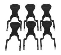 6pcs Electric Kettle Base Button Switch, Plastic Universal Replacement | Temperature Control Component, Pressure Jump Switch, Ergonomic Design, Black Finish, Suitable for Gooseneck Kettles and Bases