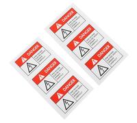 6pcs Electric Shocks Warning Label Decal for Safety Signs