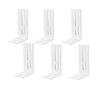 6PCS Electric Track White Ceiling Curtain Rod Hardware Appendix Repair kit Guide Office Curtain Installation Supplies Ceiling Curtain Track mounting Code Ceiling Curtain rods