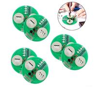 6PCS Electronic Gyroscope Kit for Soldering Practice - DIY Circuit Board Kit with Rotating LED, Portable Educational Electronics Project for Hobbyists