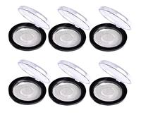 6Pcs Empty Round Lash Boxes Eyelash Storage Box Travel Case 3D False Eyelashes Packaging Gift Boxes Holder Organizer with Clear Lid for Women Girl Eyelash Storage and Packaging