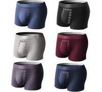6pcs Energy Field Therapy Men's Underwear,energy Field Therapy Men Pants,magneticeft Energy Field Th L
