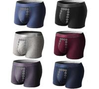 6pcs Energy Field Therapy Men's Underwear,energy Field Therapy Men Pants,magneticeft Energy Field Therapy L