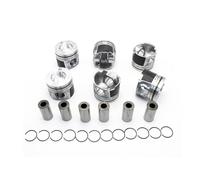 6pcs Engine Piston Set +0.5 Compatible For BMW X3 X4 X5 X6 N57D30 Engines Components Pistons Rings Rods Parts Automobiles Parts