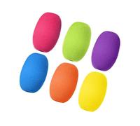6Pcs Ergonomic Sponge Pencil Holder Grip Foam Pen Grips for Kid Student Adult Artists Office Workers Handwriting Exam Writing Stabilizer