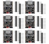 6PCS ESP32-C3 Super Mini Development Board, ESP32 C3 Mini WiFi Bluetooth 5.0, 160MHz RISC-V ESP32C3 IoT Board, ESP32-C3 Supermini for Arduino, MicroPython, Smart Home & Wireless Projects