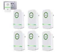 (6pcs, EU Plug) 2/4/6/8 Pcs Power Saver Energy Saver Device, Electricity Saving Device Plug In, Stop-watt Power Saver Electricity Household Appliances