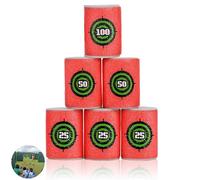 6PCS EVA Soft Foam Dart Bullet Target, Target Practice, Target Practice for Kids, For Aim Paper Darts Paper Spot Targets Sticker Detachable Child Board (6.5 * 4.5cm)