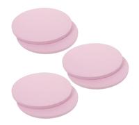 6pcs Exercise Mat Pink Tpe for Home Workout Session and Balance | Stable on Surfaces, Supports Joints, Sound Insulation, Circular Shape, for Adults