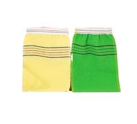 6Pcs Exfoliating Bath Pad Towels Set Washcloth Body Scrub Shower Soft Polyester Cotton for Shower, Spa, Massage