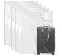 6Pcs Extra Large Clear Plastic Storage Bags, 100x150cm Portable Heavy Duty Plastic Bags, Dustproof, Moisture-Proof Plastics Storage Bags for Luggage Suitcase Furniture Plush Toys Comforter