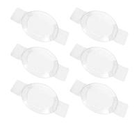 6Pcs Eye Patch Medical Plastic Eye Shield After Cataract Surgery for Patient Men Women,Clear Eye Patch for Eye Post-Operative Recovery