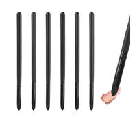 6PCS Eyeliner Smudge Brush,Eyeshadow Eyeliner Blending Kit Sponge Brush Stick Great Reusable Makeup Tool for Eyeliner Eyebrow Eye Shadow Women Girls for Pros & Beginners