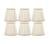 6PCS Fabric Lampshade Modern Simple Wear Decorative Wall Lamp Shade for Bedroom