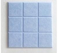 6Pcs Felt Bulletin Board,30x30cm Felt Wall Tiles Notice Boards for Home Office Kitchen,Self Adhesive Pin Board Wall Tiles for DIY Photos Memos (Light Blue)
