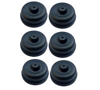 6PCS Fish Tank Air Pump Accessories Rubber Diaphragm Silicone Cup Replacement Aquatic Water Pump Easy Installation Aquarium Oxygen Silicone Diaphragm