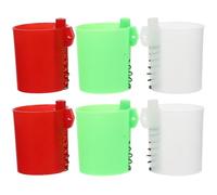 6pcs Fishing Lure Feeder Cage Abs Bait Trap for Outdoor Enthusiasts | Lightweight Design, Deeper Water Baiting, Lure Holder for Carp Fishing